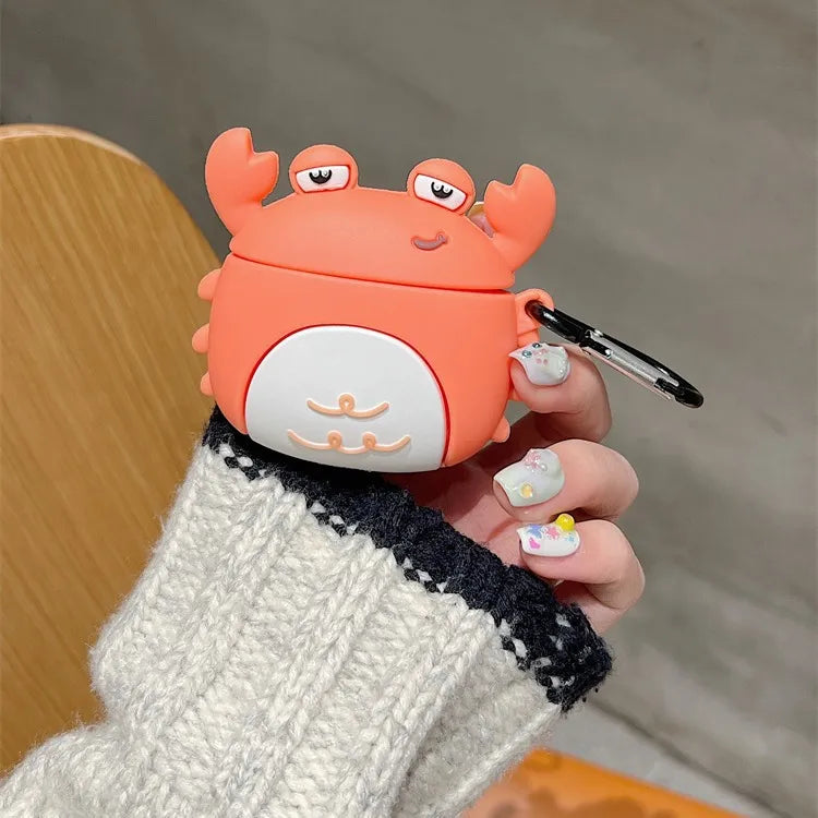 Vostara Cartoon Silicone AirPods Case Cover