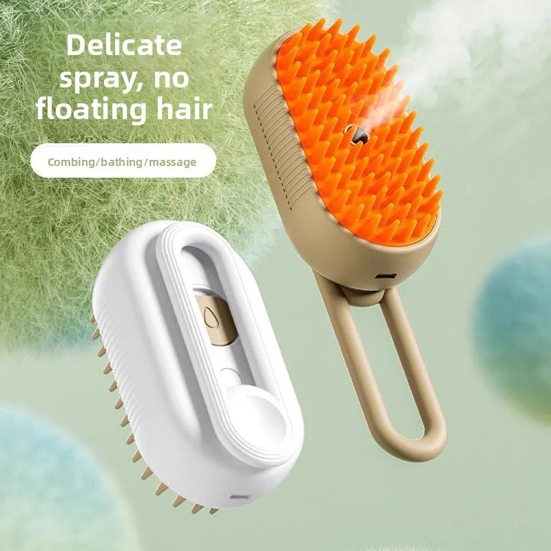 Vostara Pet Spray Massage Comb Cat Steam Comb Hair Comb
