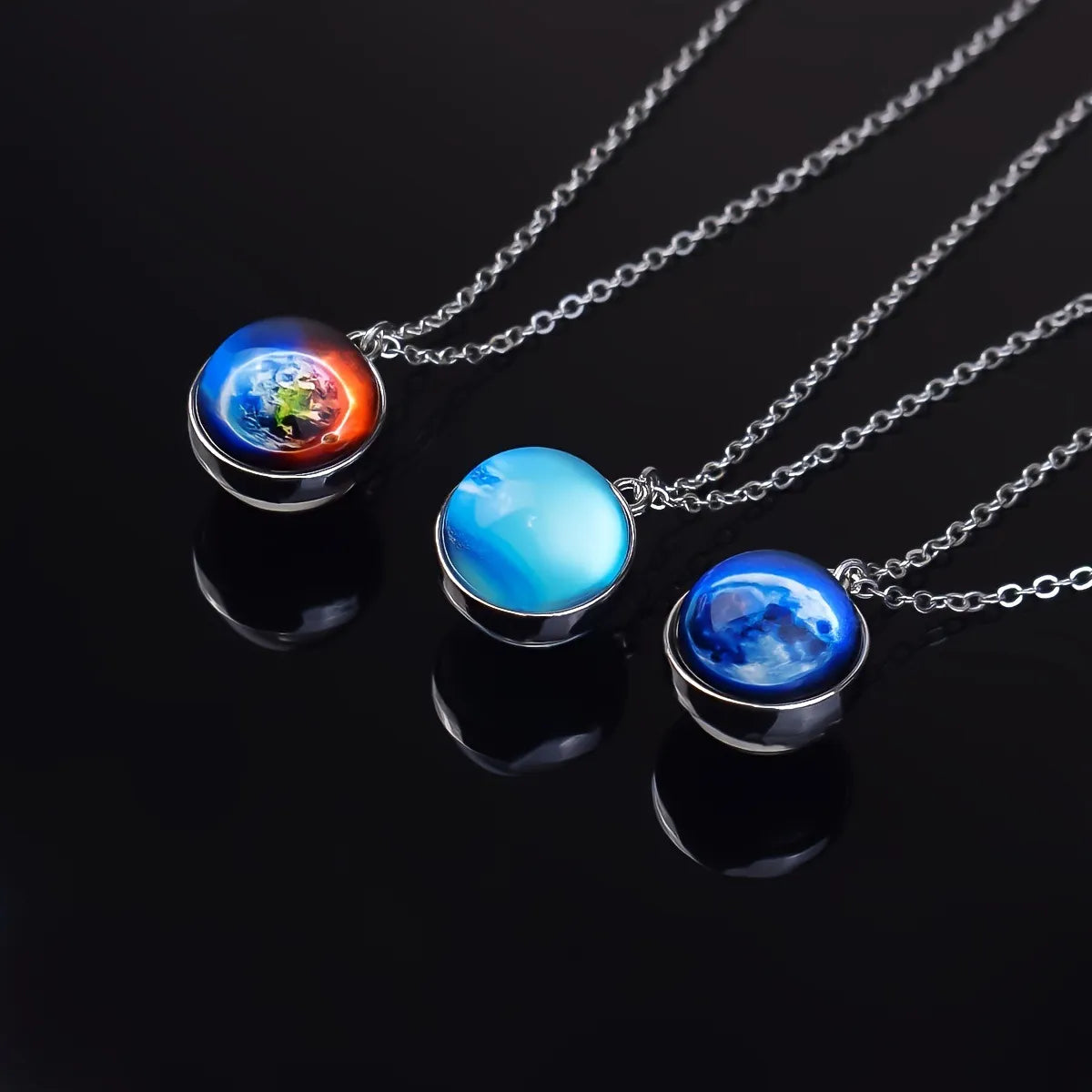 Vostara Solar System Pendant Necklace