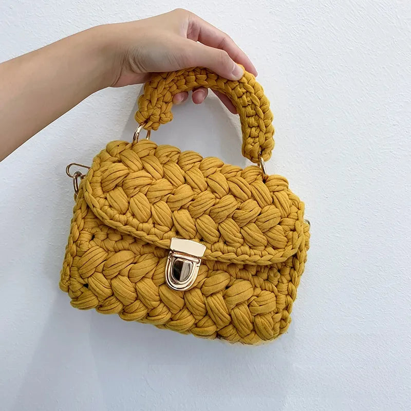 Vostara Handmade Woven Crossbody Bag