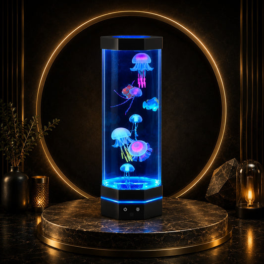 Vostara Remote Control Color Changing Jellyfish USB Night Light