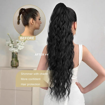 Vostara Synthetic Hair Ponytail with Claw Clip