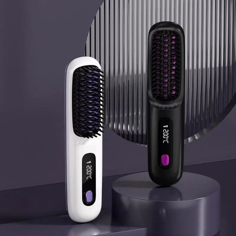 Vostara Wireless Hair Straightening Comb with Negative Ion Technology