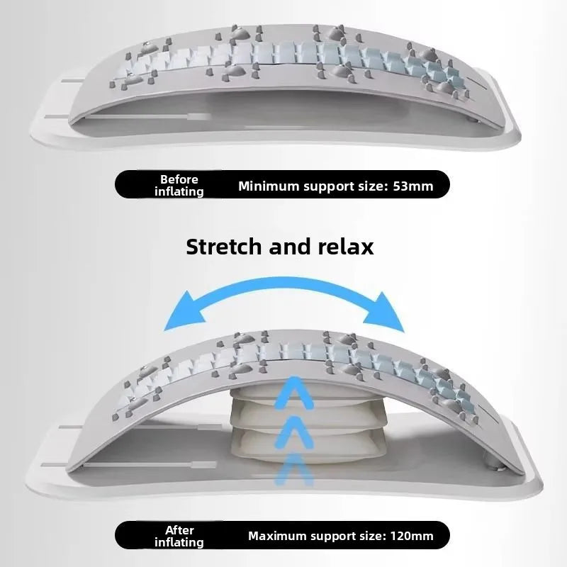Vostara Inflatable Lumbar Reliever, Adjustable Air Bag Waist Support Plate to Relieve Lumbar Disc and Waist Stretching Artifact Wholesale