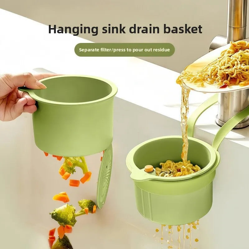 Vostara Hanging Sink Drain Basket for Kitchen Use