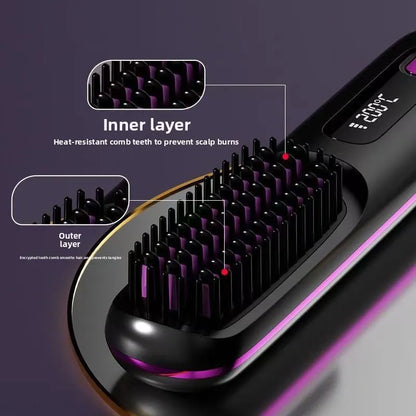 Vostara Wireless Hair Straightening Comb with Negative Ion Technology