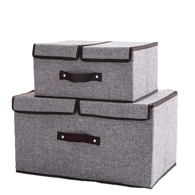 Vostara Foldable Fabric Storage Box with Dividers