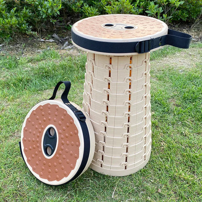 Vostara Portable Adjustable Telescopic Folding Stool