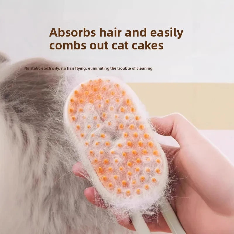 Vostara Pet Spray Massage Comb Cat Steam Comb Hair Comb