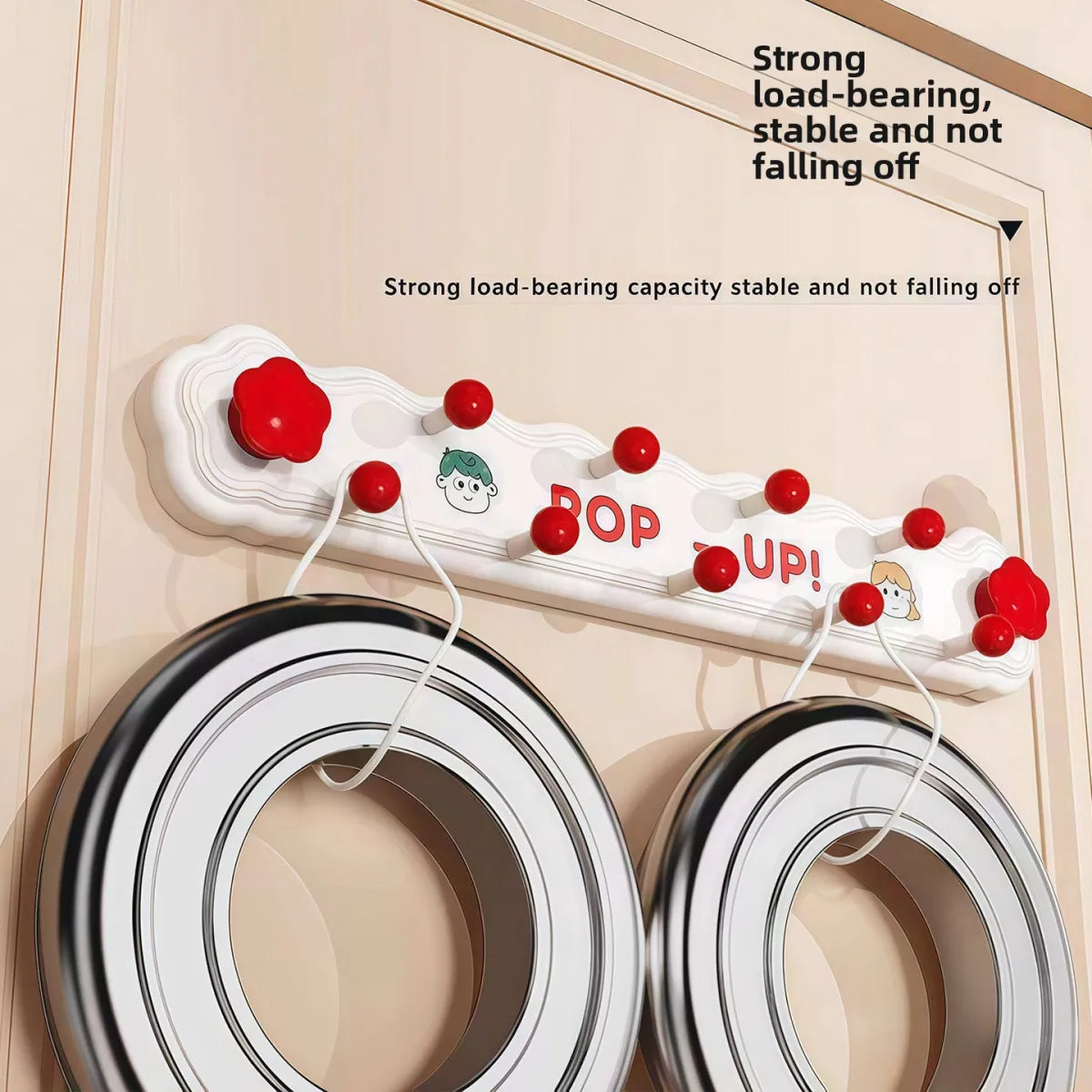 Vostara Rotating Suction Cup Hooks with Adhesive Backing