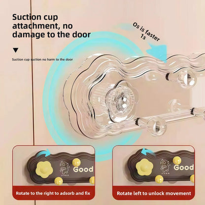 Vostara Rotating Suction Cup Hooks with Adhesive Backing