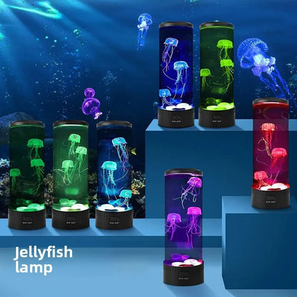 Vostara Remote Control Color Changing Jellyfish USB Night Light
