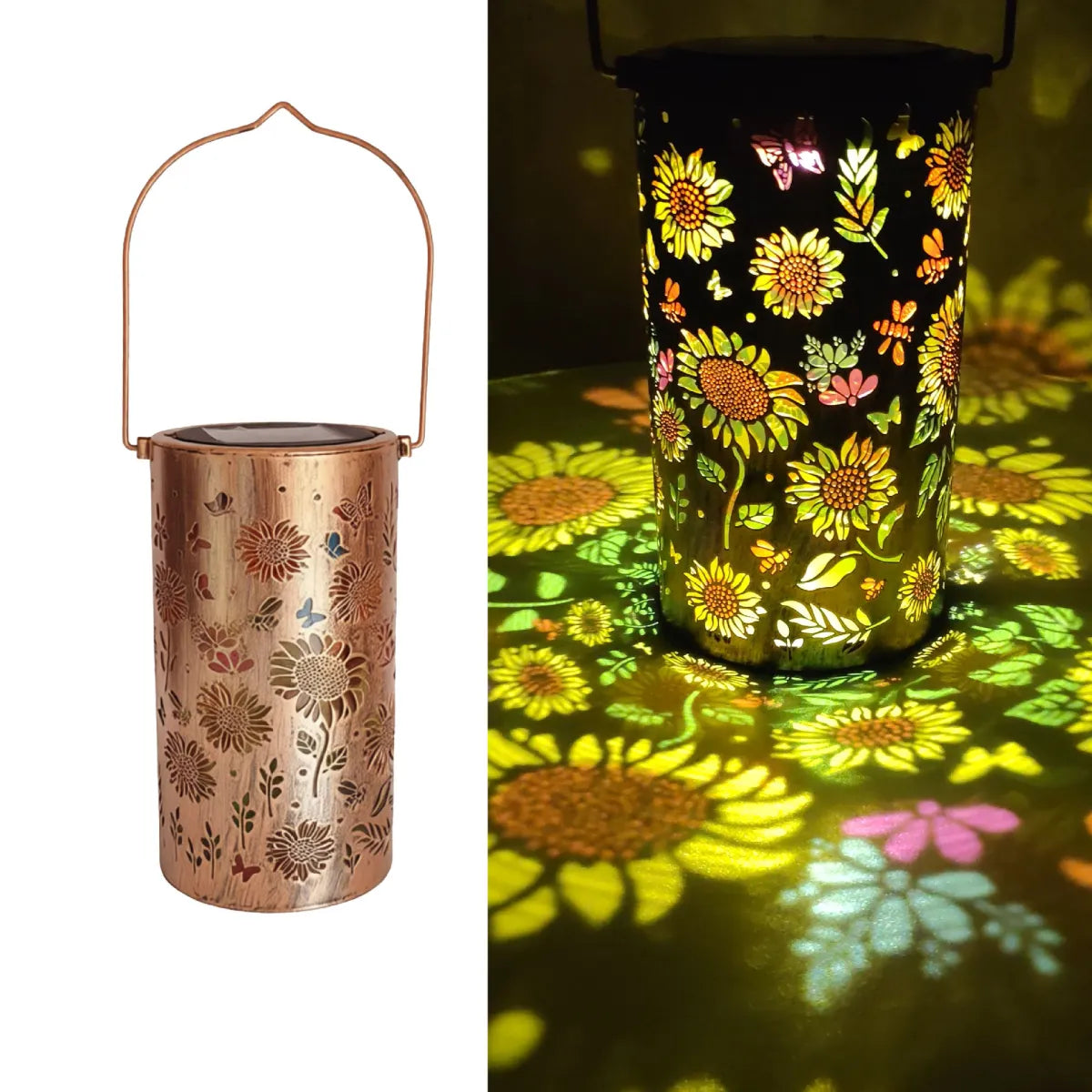 Vostara Solar Powered Outdoor Garden Hanging Light