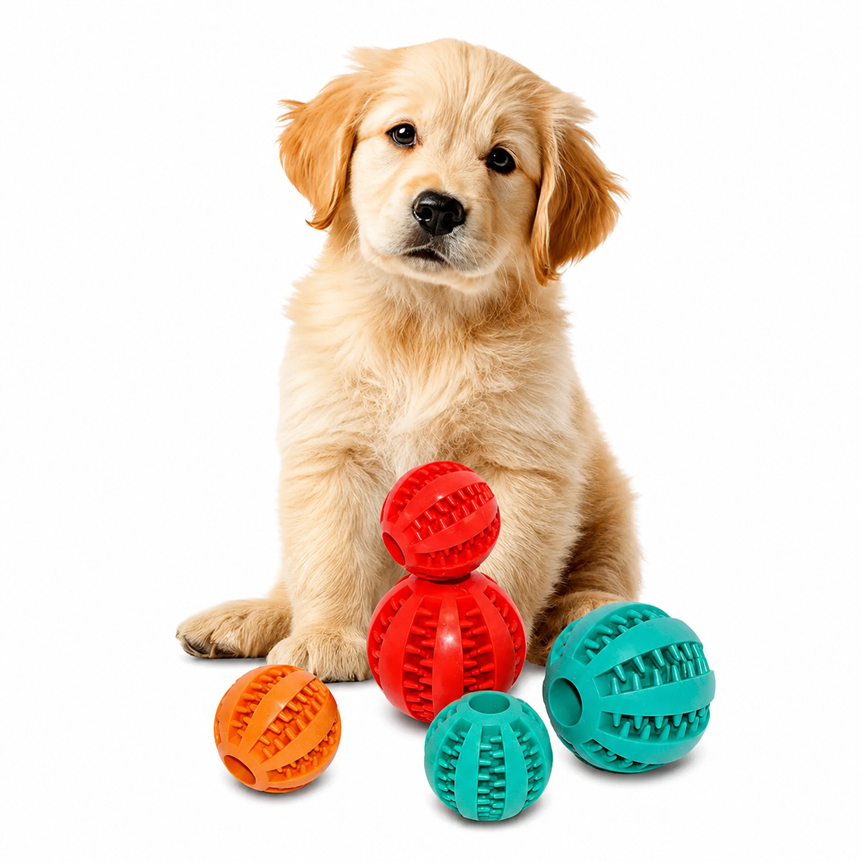 Vostara Pet Chew Toy with Food Dispenser