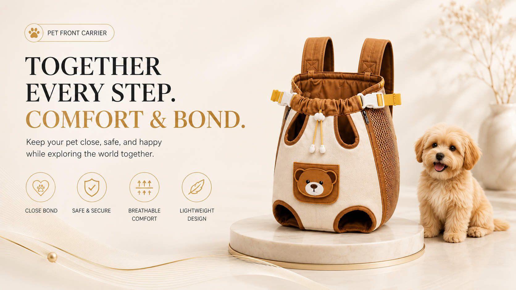 Vostara pet Carrier Backpack for Small Dogs - Product Details 1