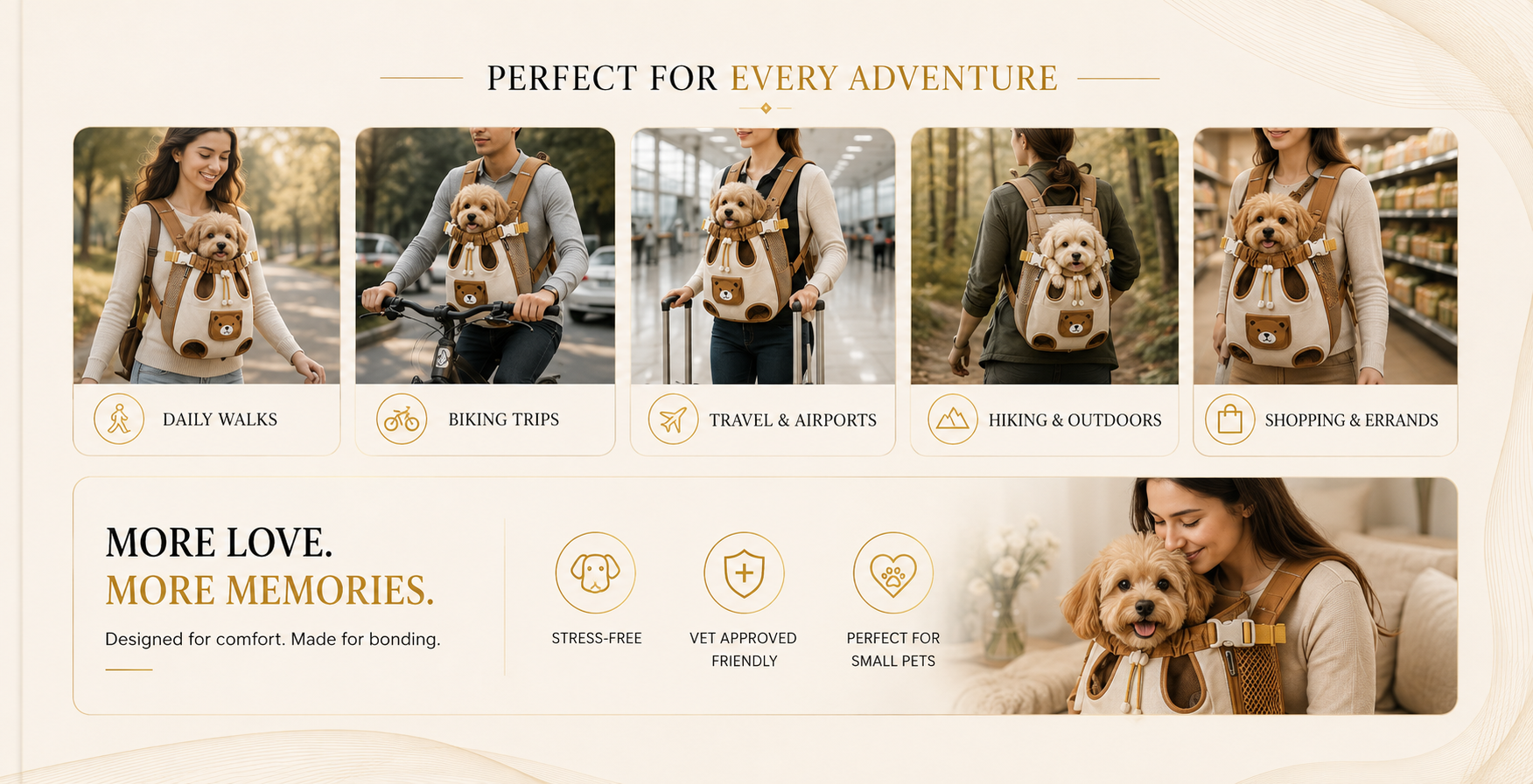 Vostara pet Carrier Backpack for Small Dogs - Product Details 3