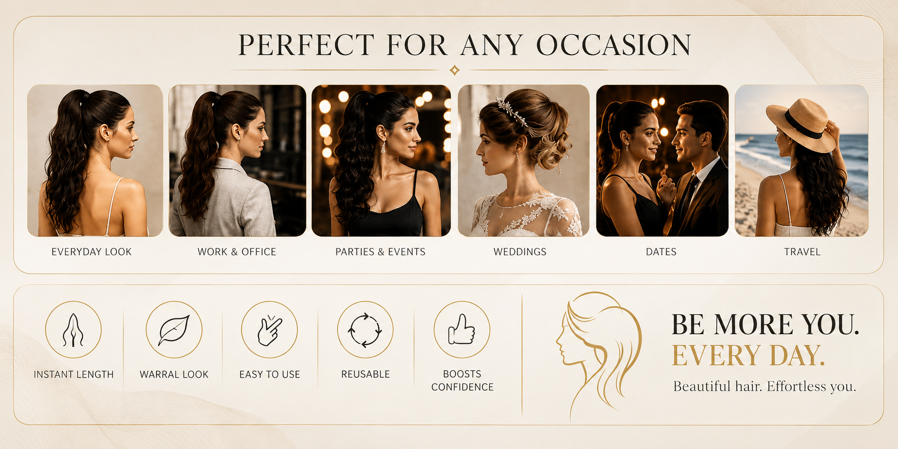 Vostara Synthetic Hair Ponytail with Claw Clip - Product Details 4