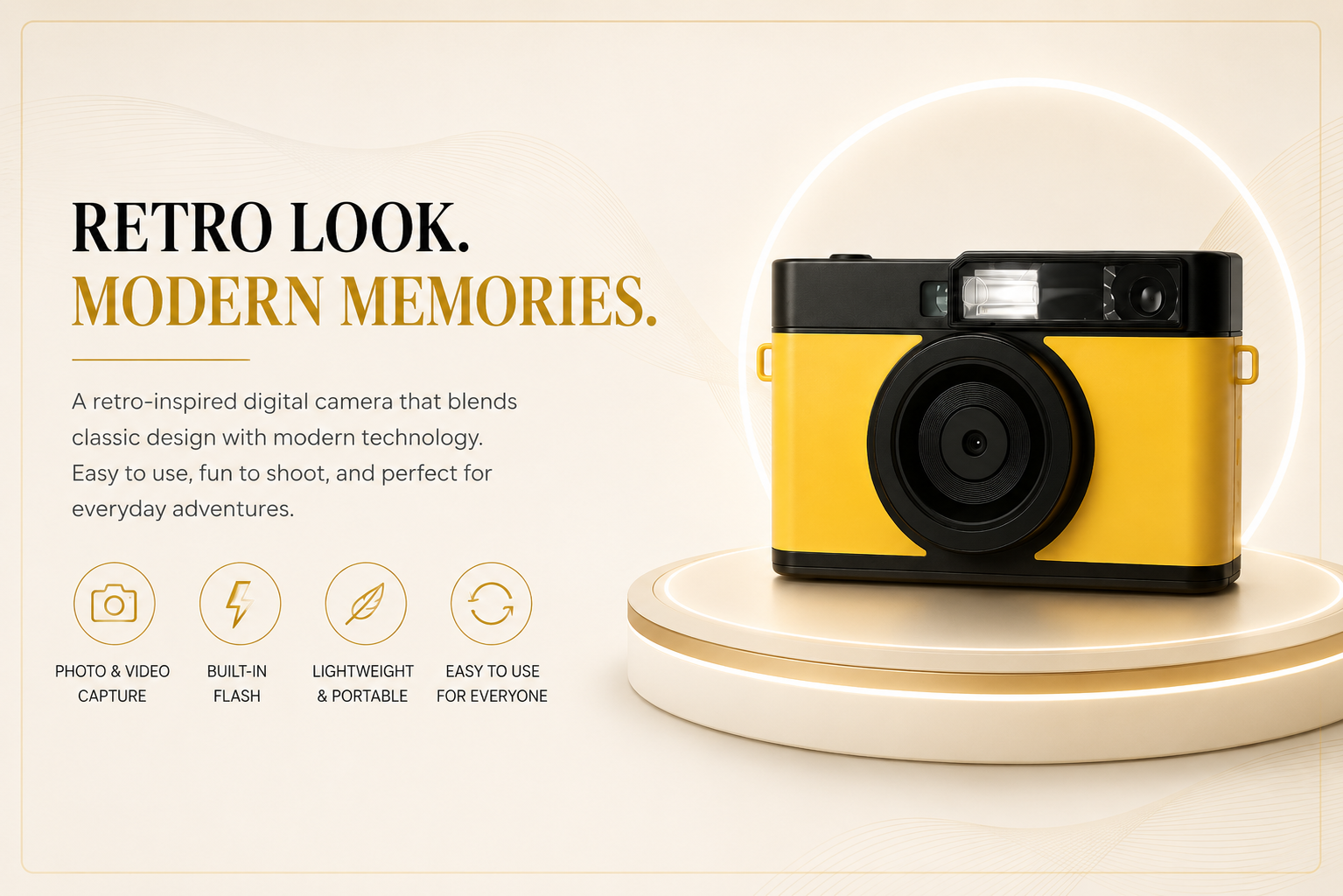 Vostara Retro Digital Camera with HD Filters - Product Details 1