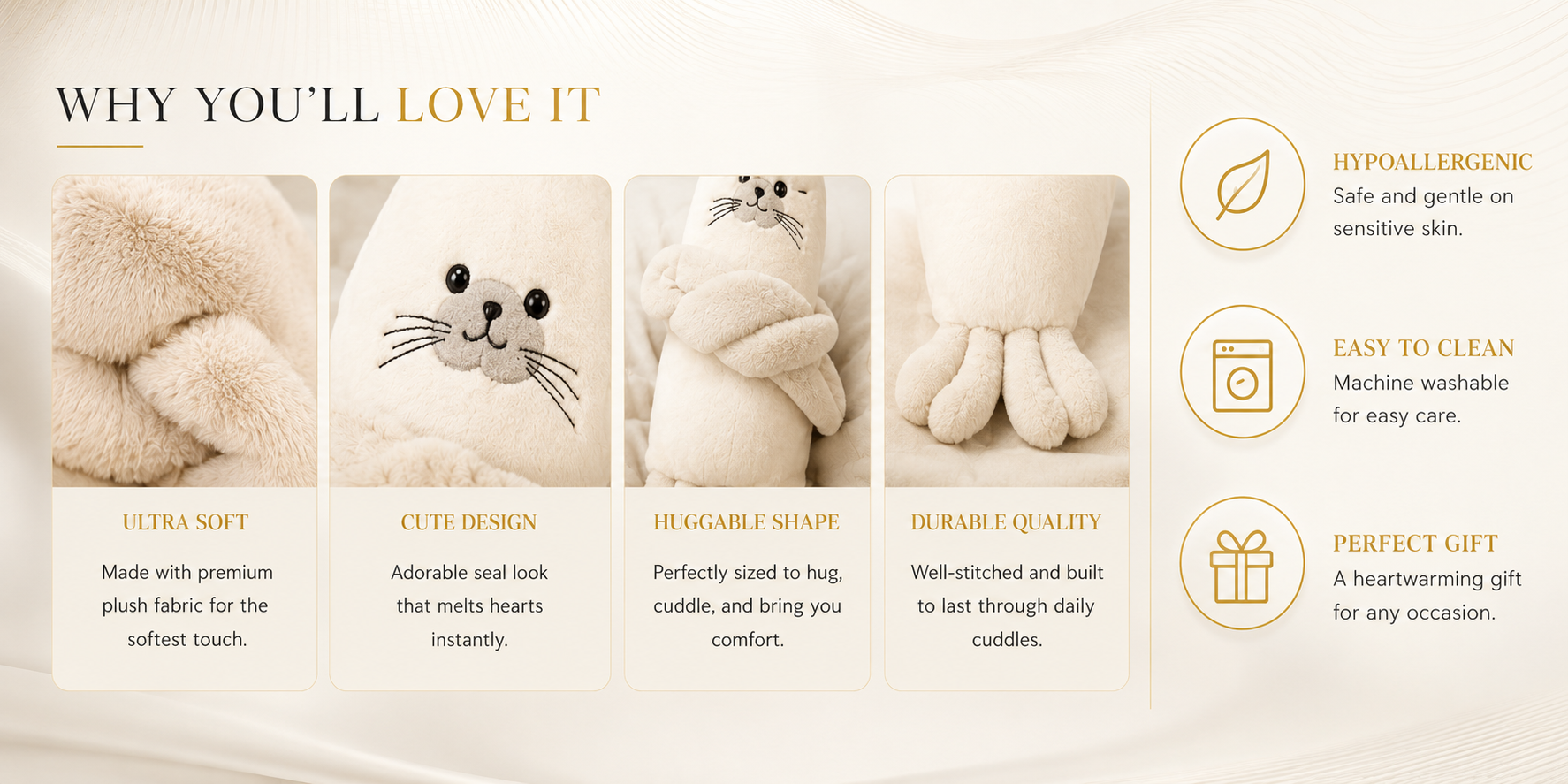 Vostara Soothing Patting Doll Pillow - Product Details 2