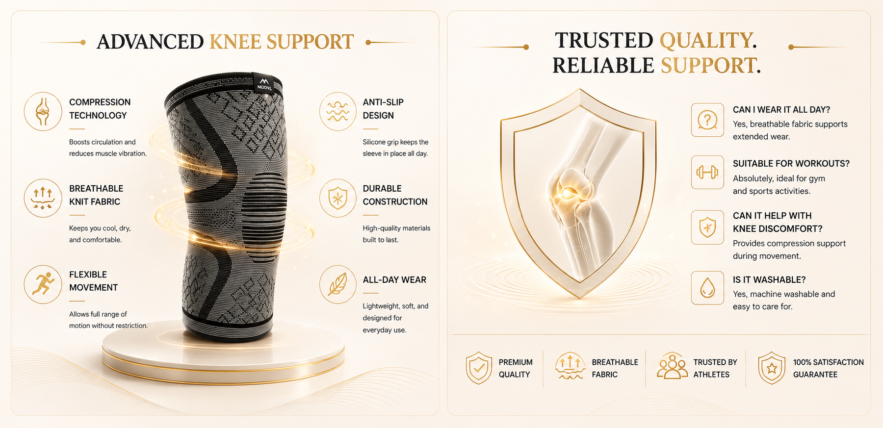 Vostara Knee Compression - Product Details 2