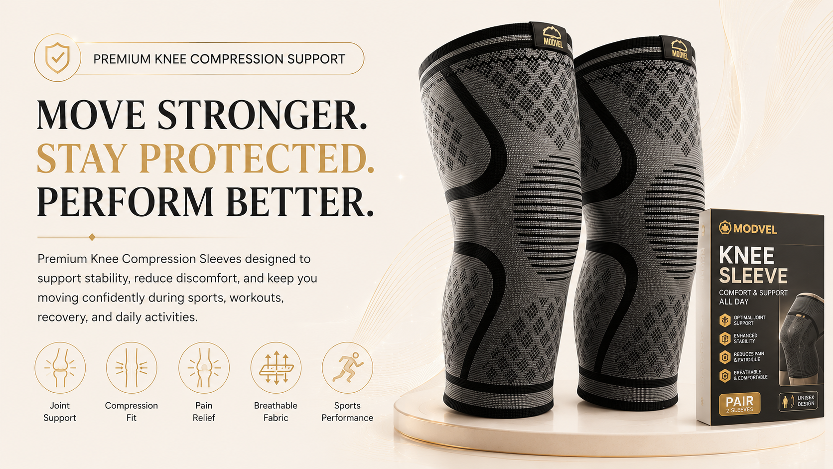 Vostara Knee Compression - Product Details 1