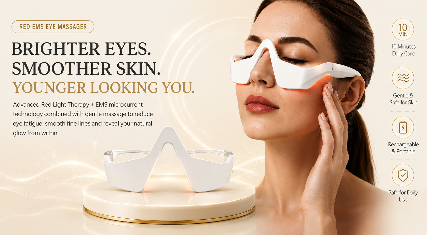 Vostara  Eye Red Light Therapy Glasses - Product Details 1