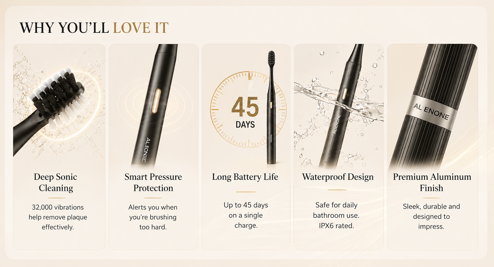 Vostara Electric Toothbrush - Product Details 2