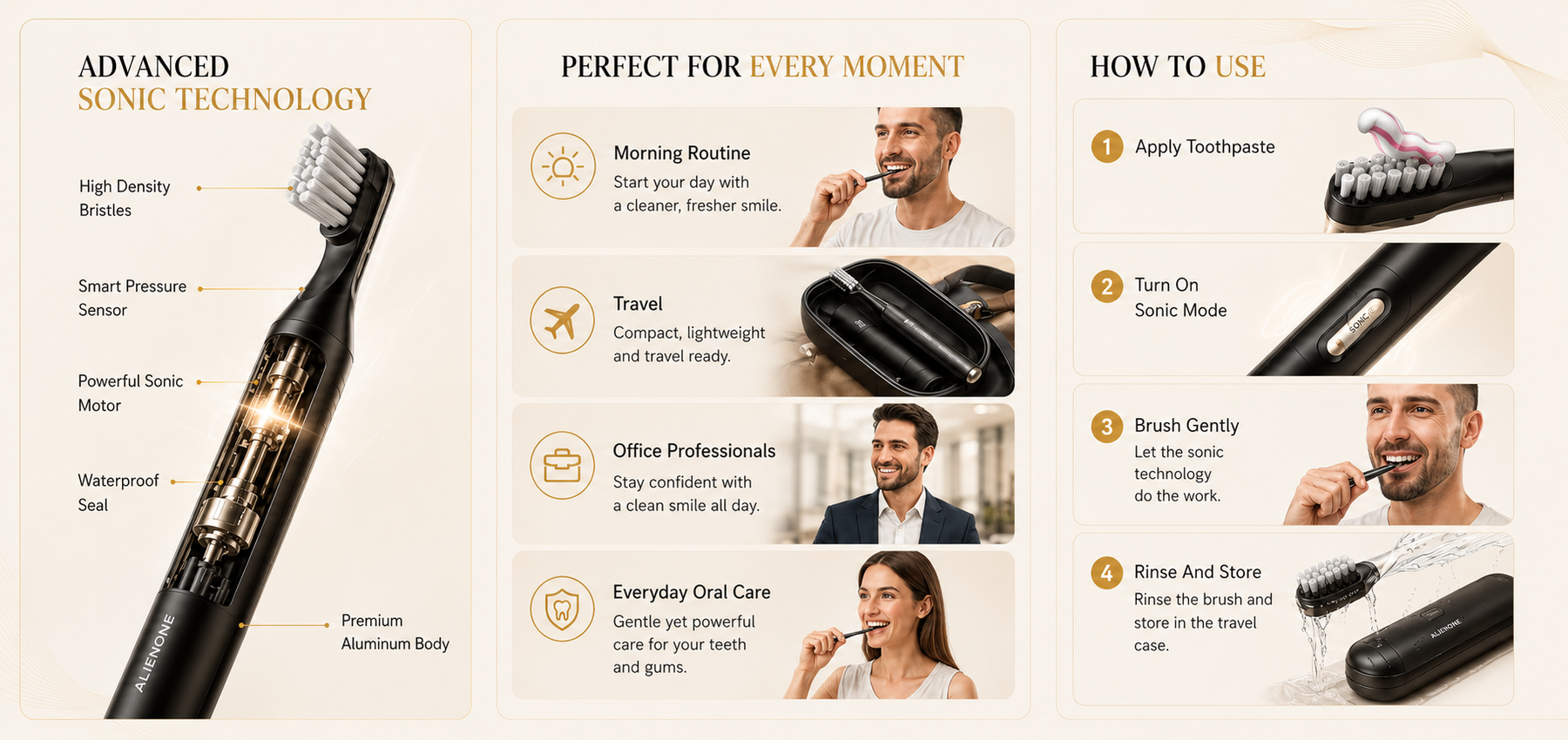 Vostara Electric Toothbrush - Product Details 3