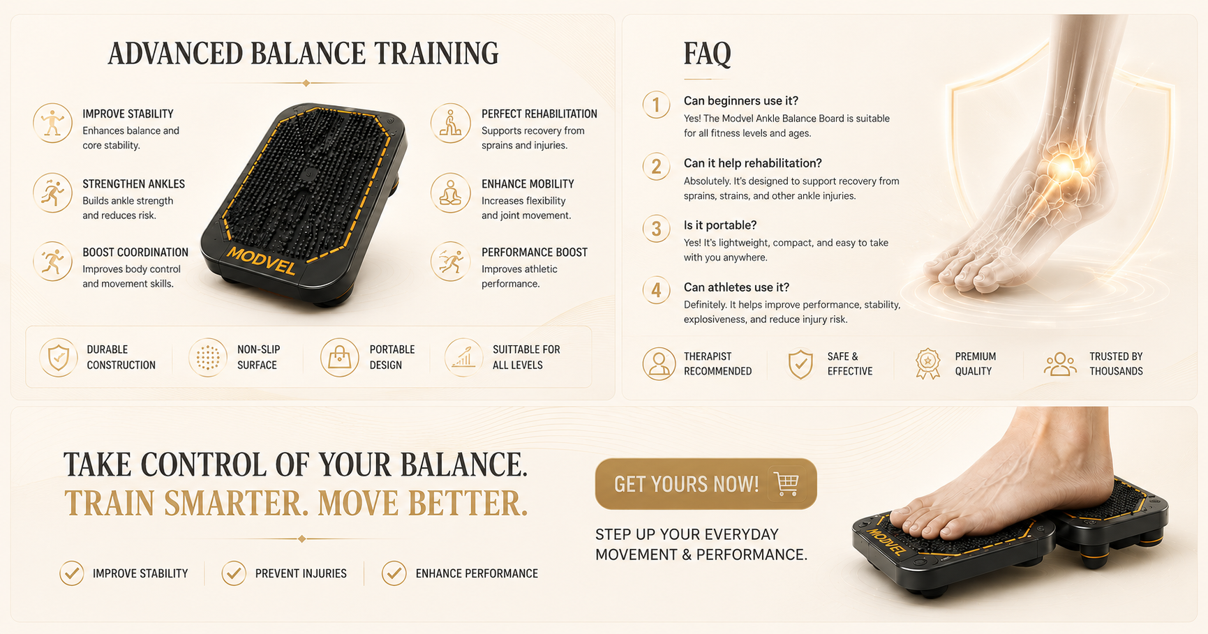 Vostara Ankle Balance Board - Product Details 4
