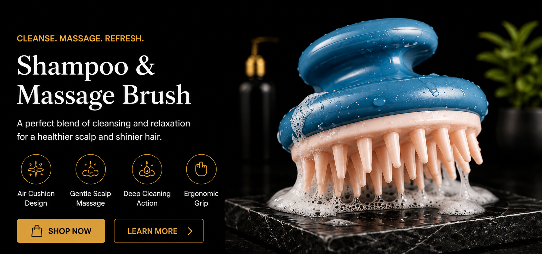 Vostara Hair-washing brush and shampoo comb - Product Details 3