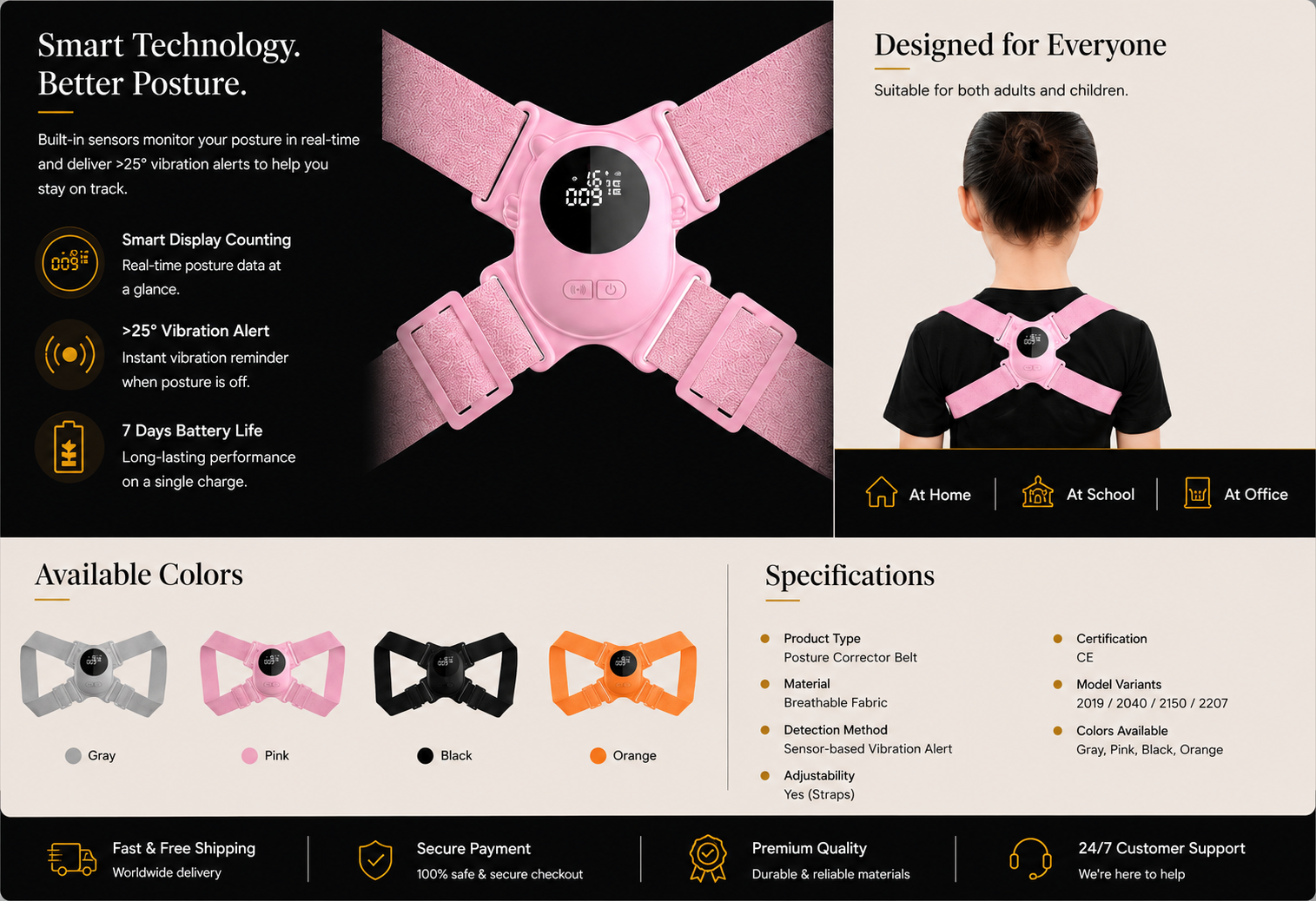Vostara Posture Corrector - Product Details 2