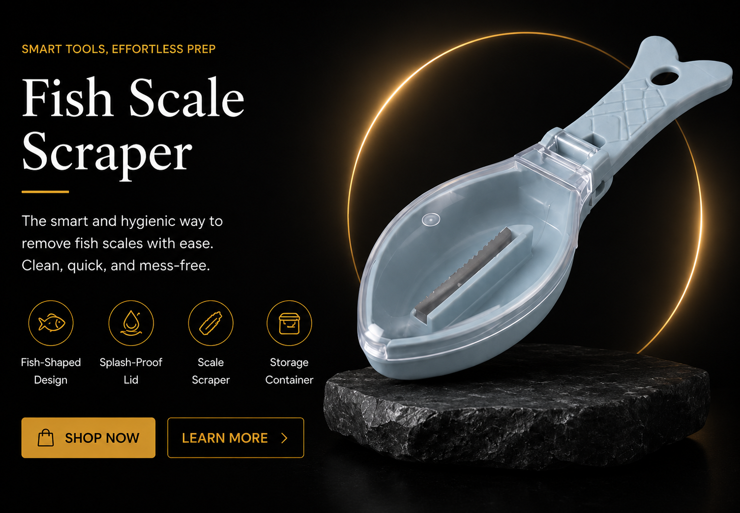 Vostara Creative Fish Shaped Scale Scraper - Product Details 1