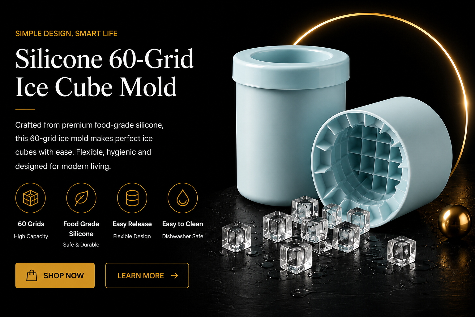 Vostara Silicone Ice Cube Mold - Product Details 2