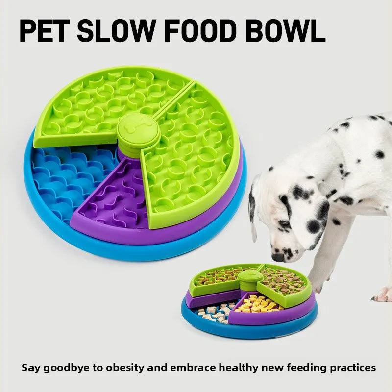 Vostara Three-Layer Slow-Feeding Pet Bowl
