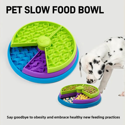 Vostara Three-Layer Slow-Feeding Pet Bowl