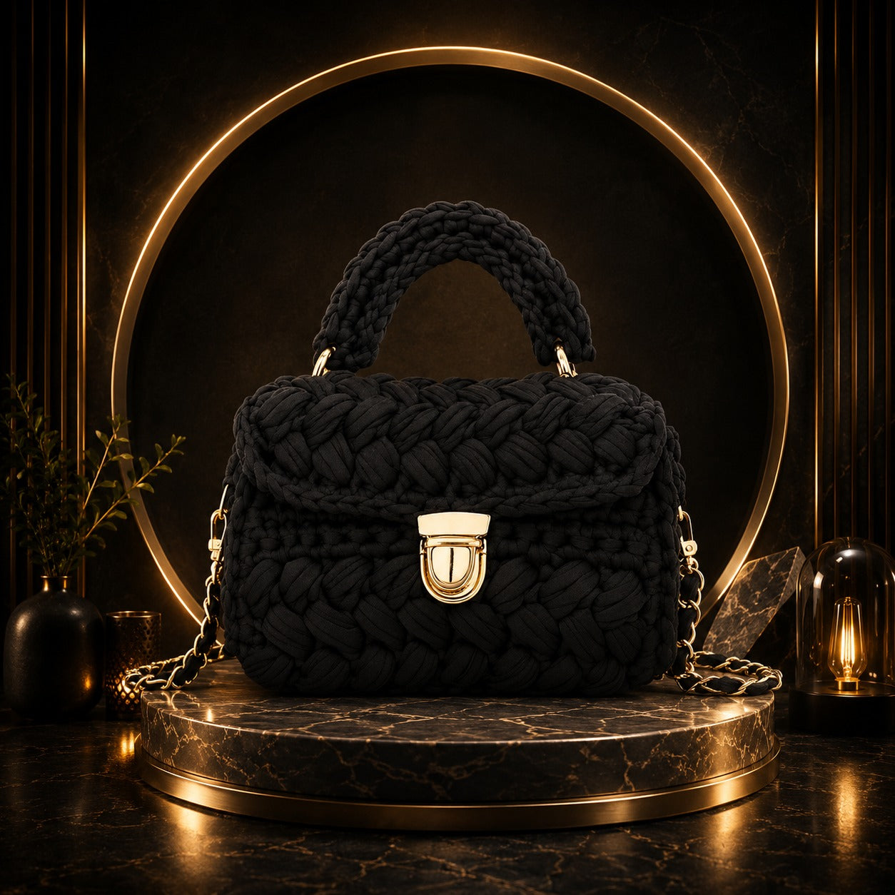 Vostara Handmade Woven Crossbody Bag