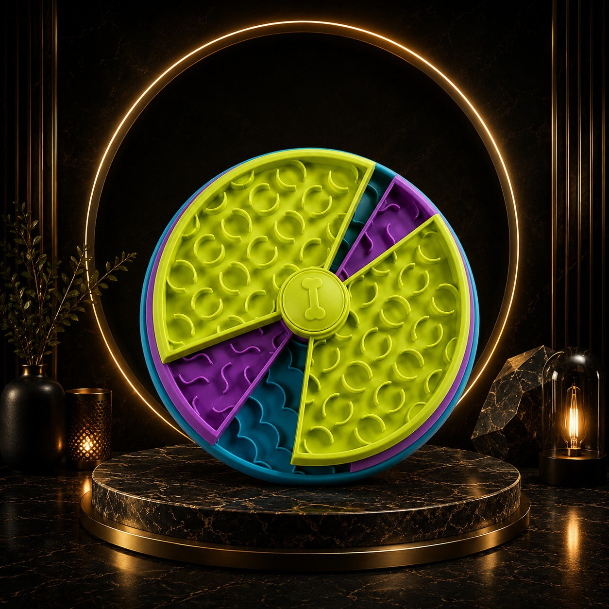 Vostara Three-Layer Slow-Feeding Pet Bowl