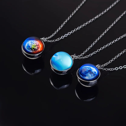 Vostara Solar System Pendant Necklace