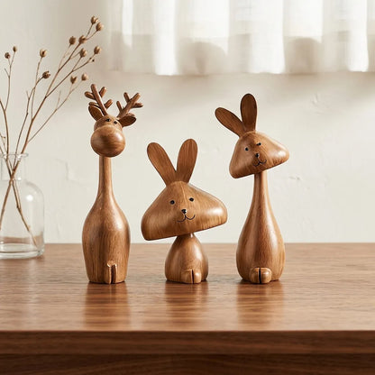 Vostara Medieval Style Rabbit Family Figurine