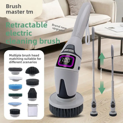 Vostara Multifunctional Wireless Electric Cleaning Brush with Voice Prompt