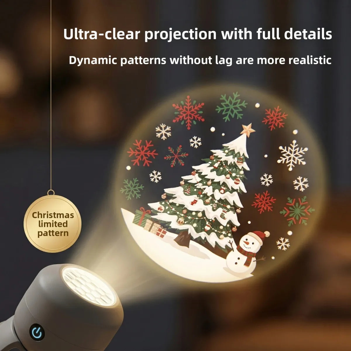 Vostara"Rotating Starry Sky Projection Night Light "