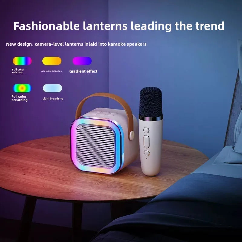 Vostara Portable Bluetooth Karaoke Speaker with Microphone