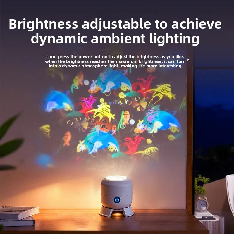 Vostara"Rotating Starry Sky Projection Night Light "