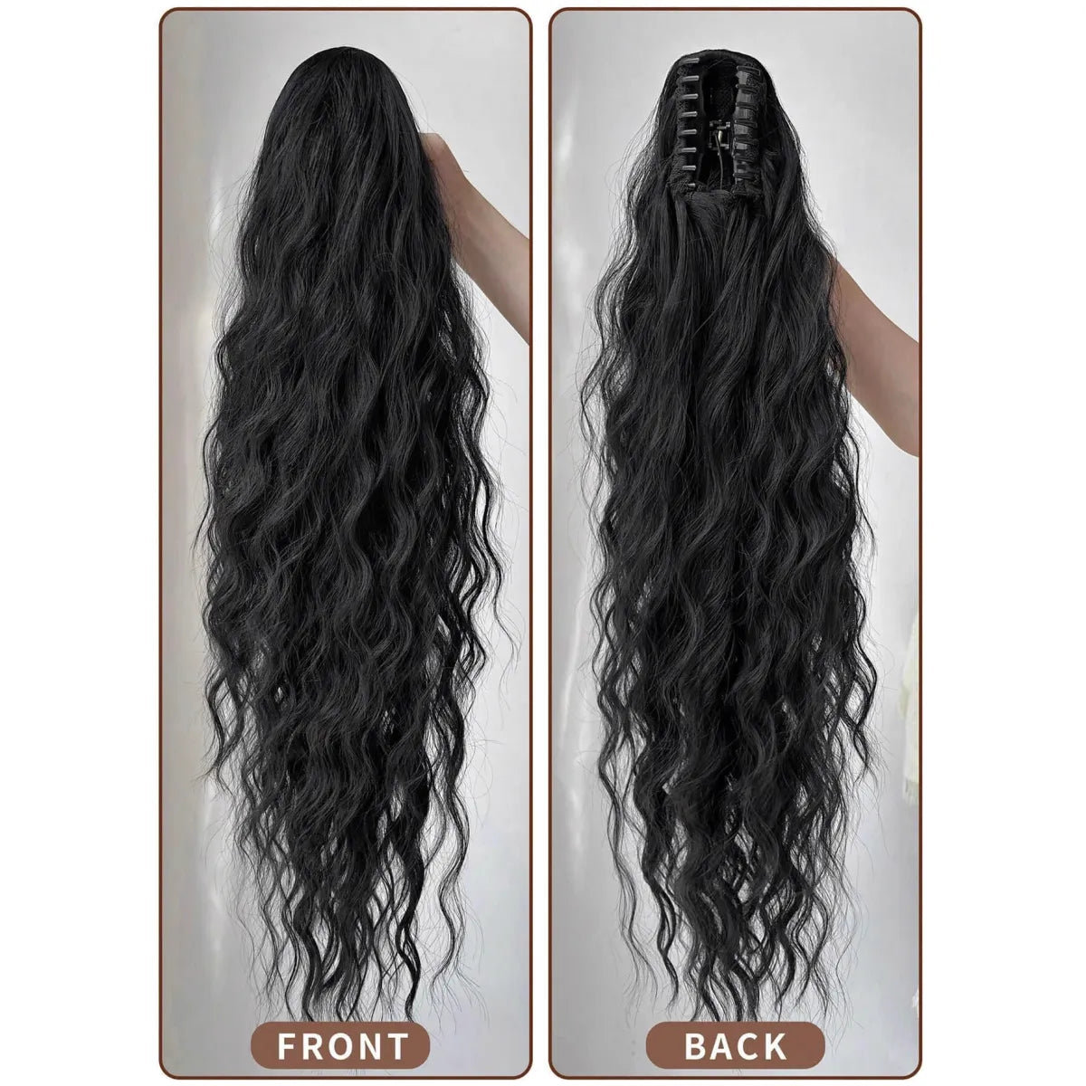 Vostara Synthetic Hair Ponytail with Claw Clip