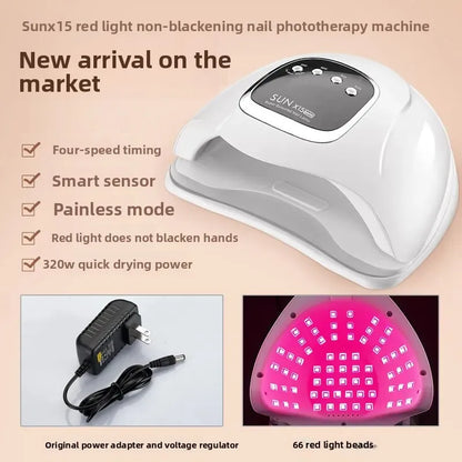 Vostara LED Nail Lamp with Red Light Technology