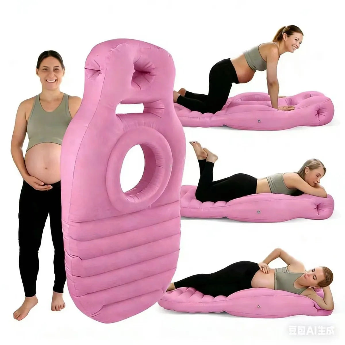 Vostara Inflatable Maternity Mattress O-Shaped Air Cushion