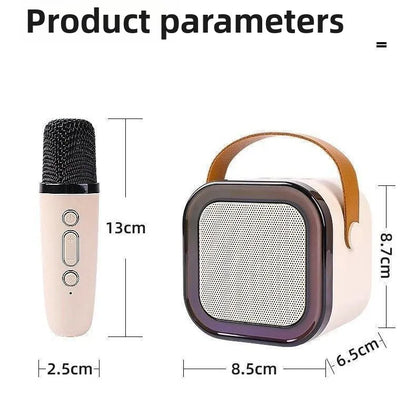 Vostara Portable Bluetooth Karaoke Speaker with Microphone