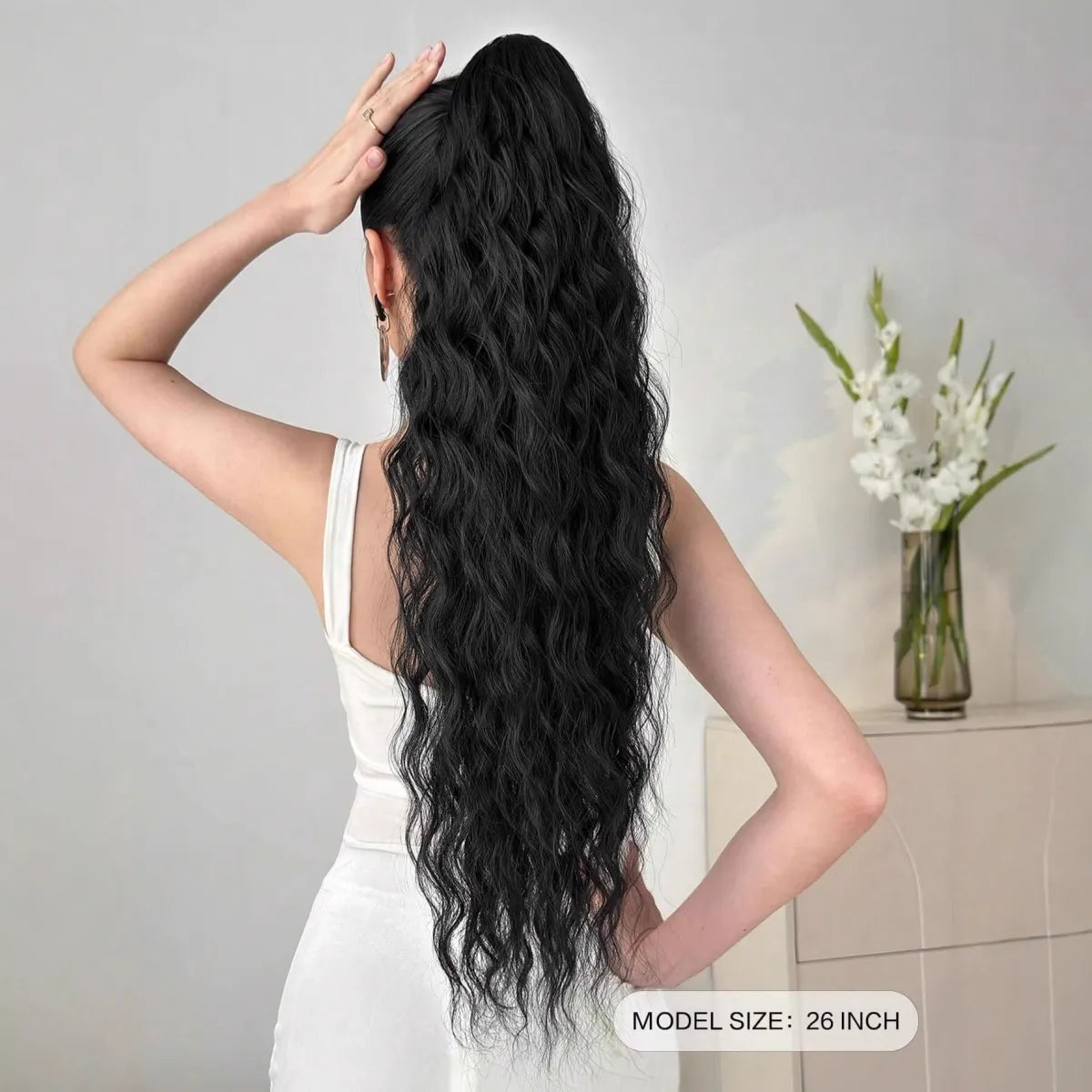 Vostara Synthetic Hair Ponytail with Claw Clip