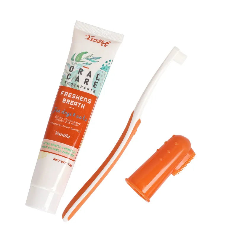 Vostara Pet Dental Care Toothpaste and Toothbrush Set